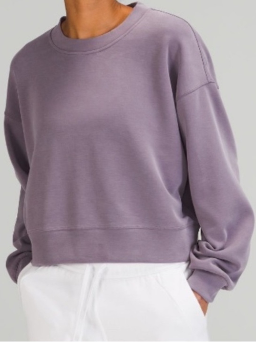 Lululemon Softstreme perfectly oversized purple sweatshirt Sz L/XL